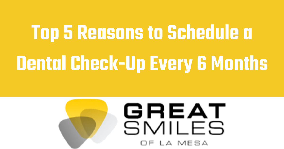 Top 5 reasons to schedule a dental check-up every 6 months