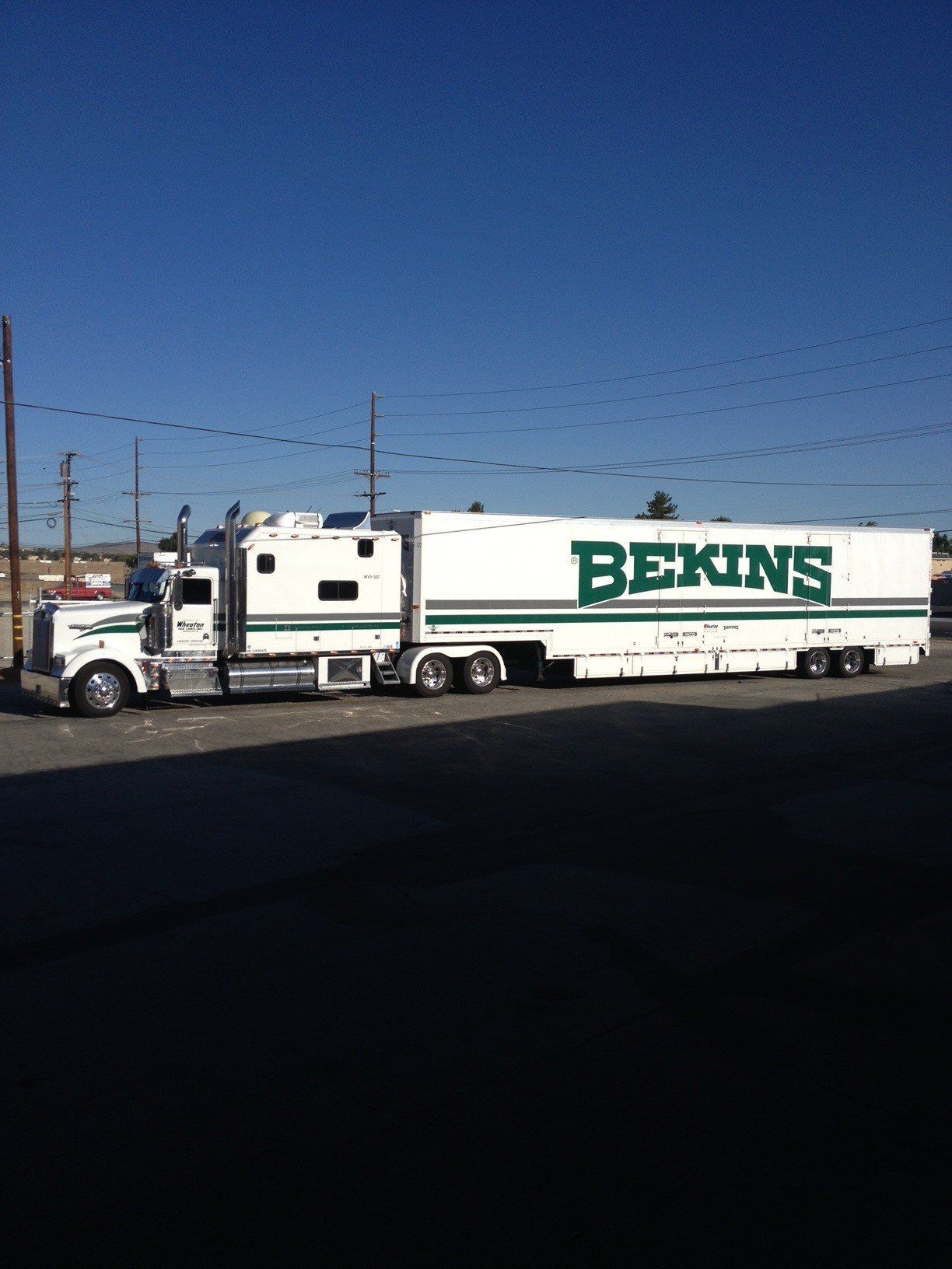 Opened Bekins Truck — Palmdale, CA — Antelope Valley Van & Storage