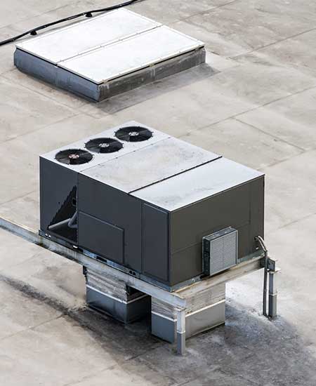 Commercial Air Condition On The Rooftop — Vestal, NY — Baker’s Plumbing Heating & Air Commercial Air Condition On The Rooftop — Vestal, NY — Baker’s Plumbing Heating & Air