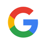 The google logo is a rainbow colored g in a circle.