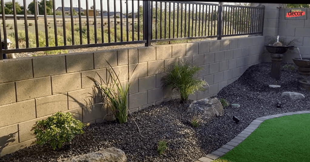 wrought iron steel fencing on a block wall to increase security in whittier ca