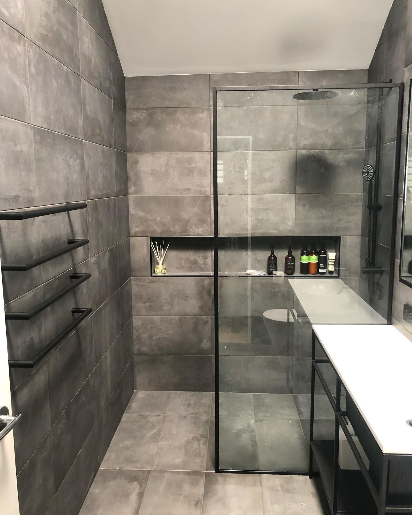 A Bathroom With A Shower Screen — Bulli Glass in Bulli, NSW