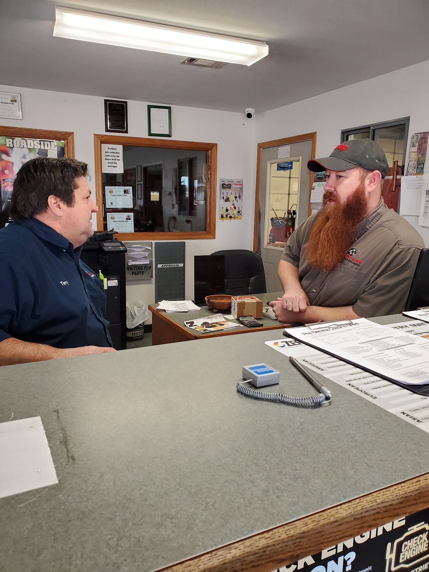 Front Desk | Pro-Lube Tire and Auto Center