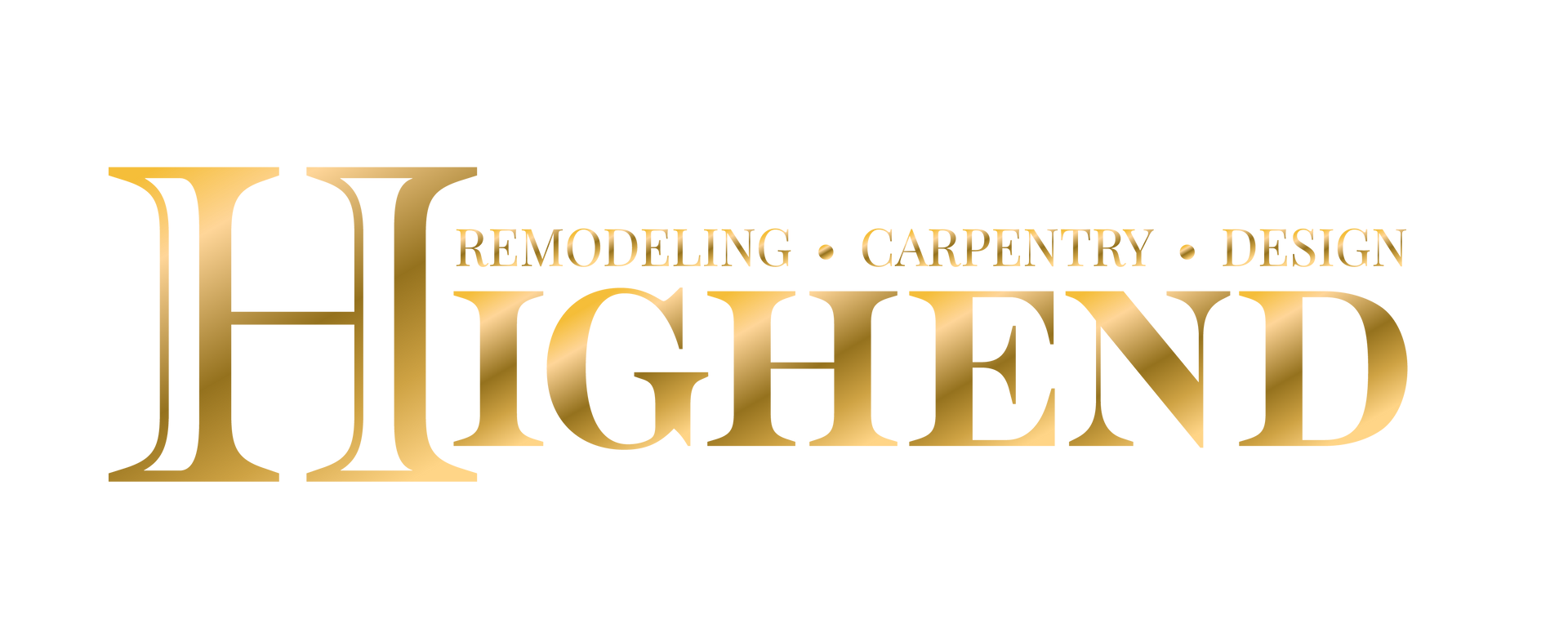 Golden logo with the word 