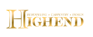 Golden logo with the word 