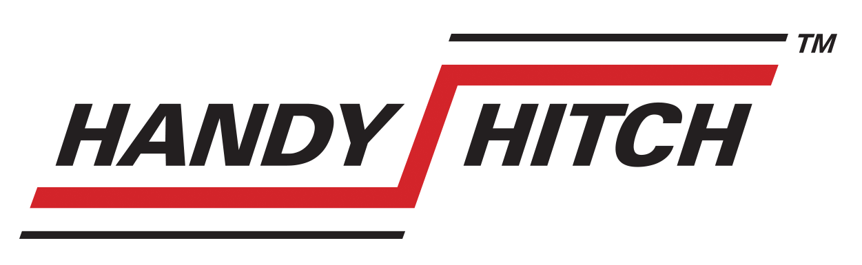 handyhitch logo in black and red colors