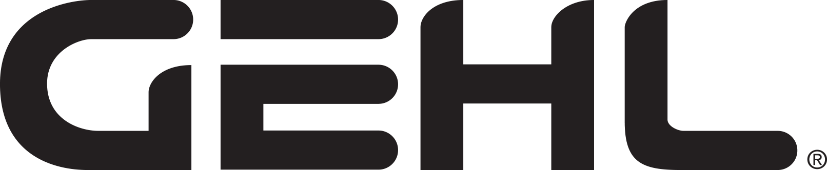 gehl logo in black color