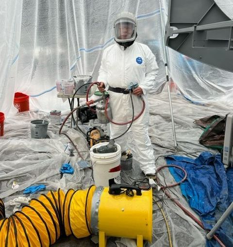 Man Wearing Painting Suit — Juneau, AK — Herr Painting, Inc.