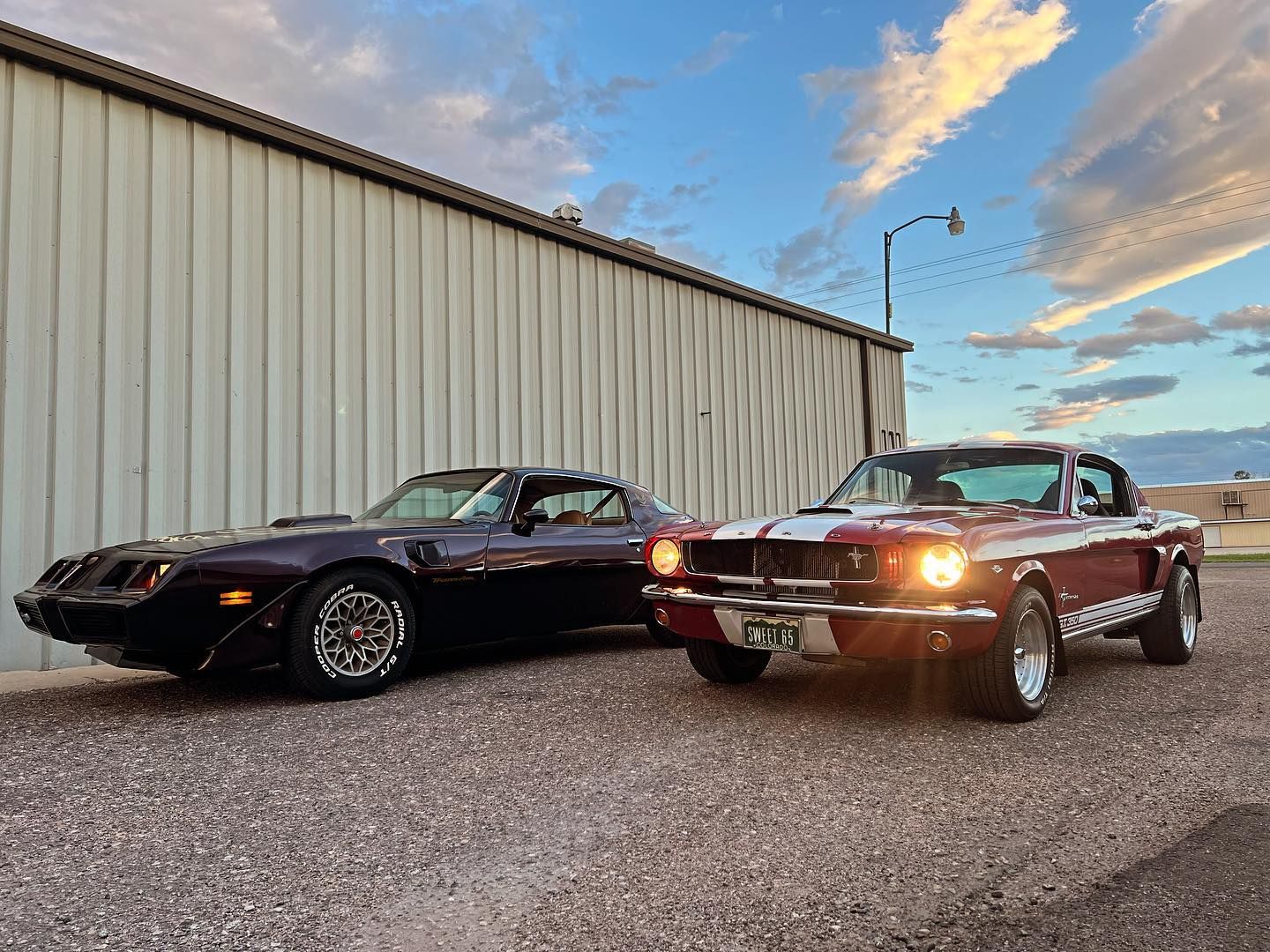 Two Classic American Muscle Cars Parked Side-By-Side | Gearheadz Garage