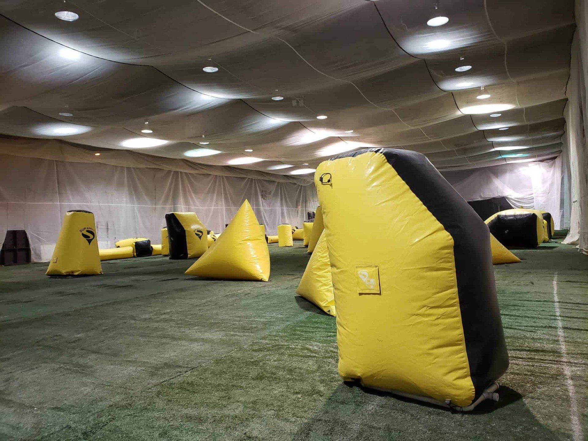 Indoor Paintball Field Paintball Explosion