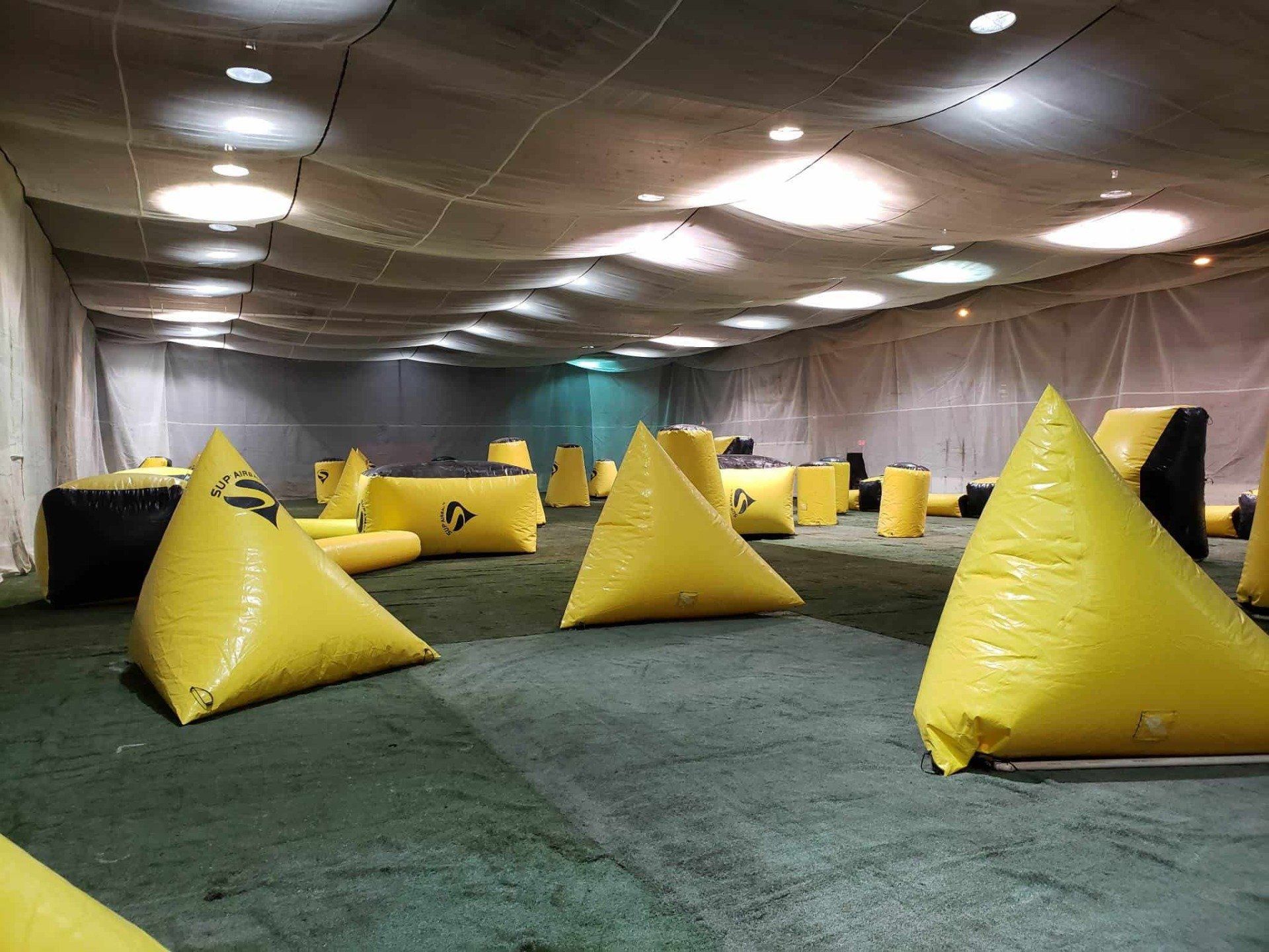 Indoor Paintball Field Paintball Explosion