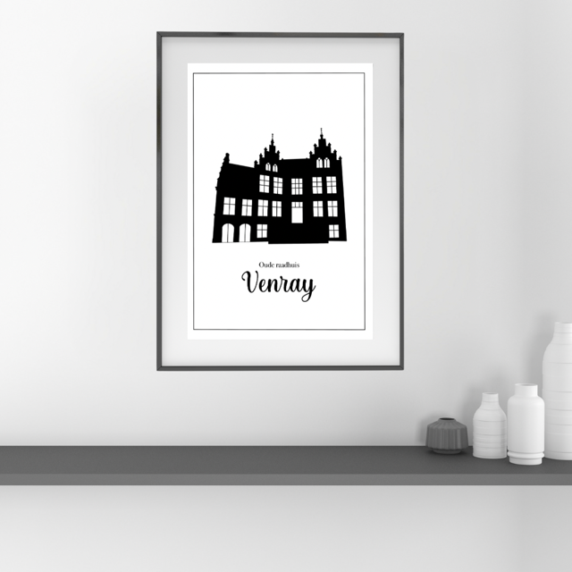 Stad/ dorp illustratie