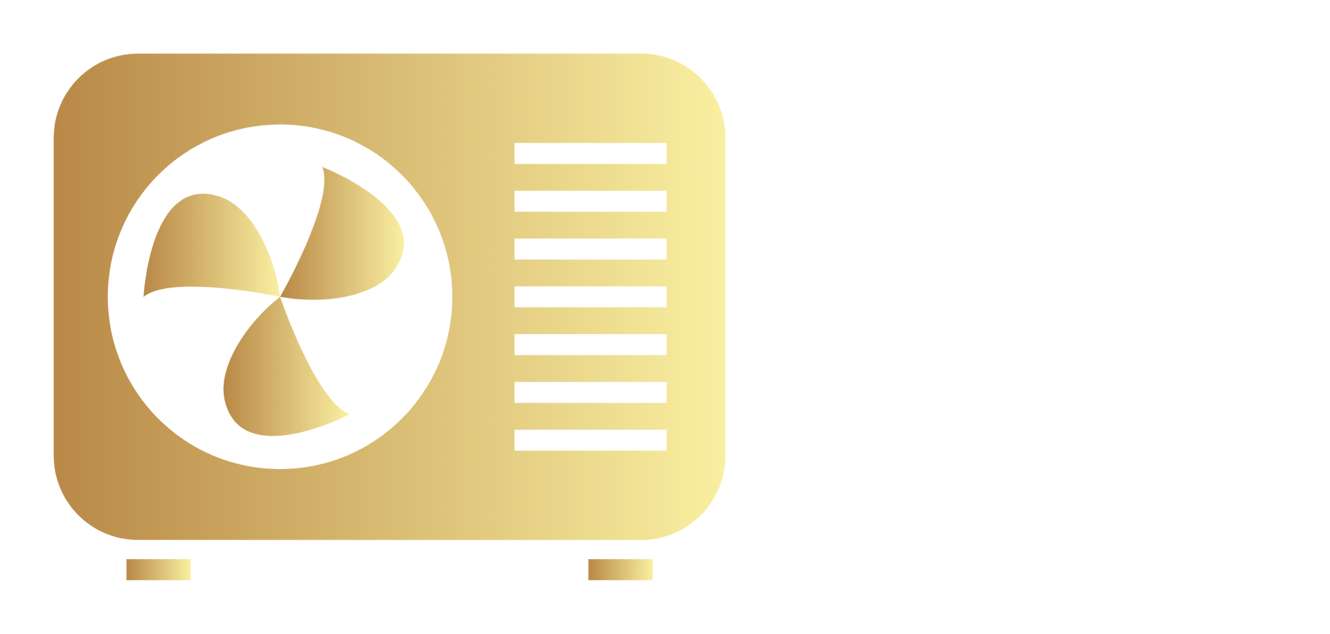 Gold-colored HVAC unit icon.