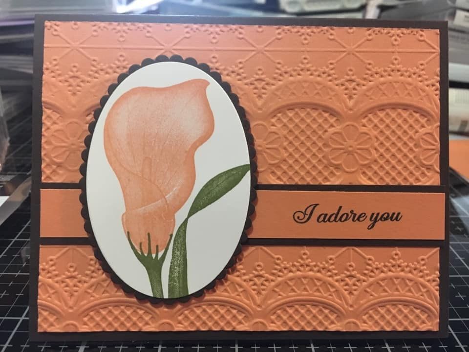 Stampin Up Lilly Card