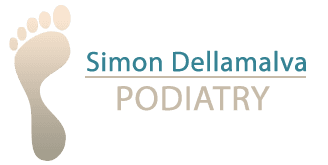 simon dellamalva podiatry logo