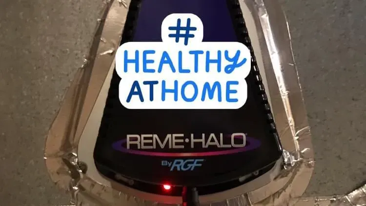 A device that says healthy at home on it