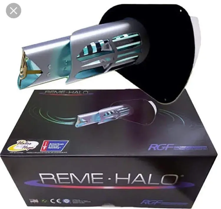 A box that says rene halo on it