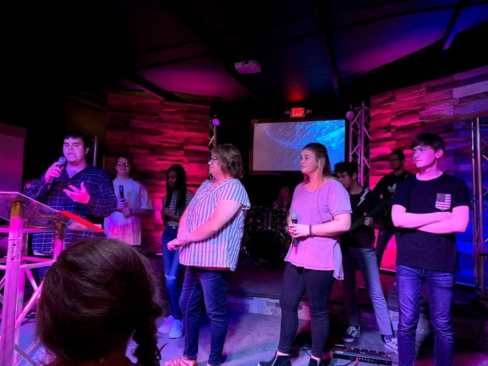 Image of UR Student Ministries worship team