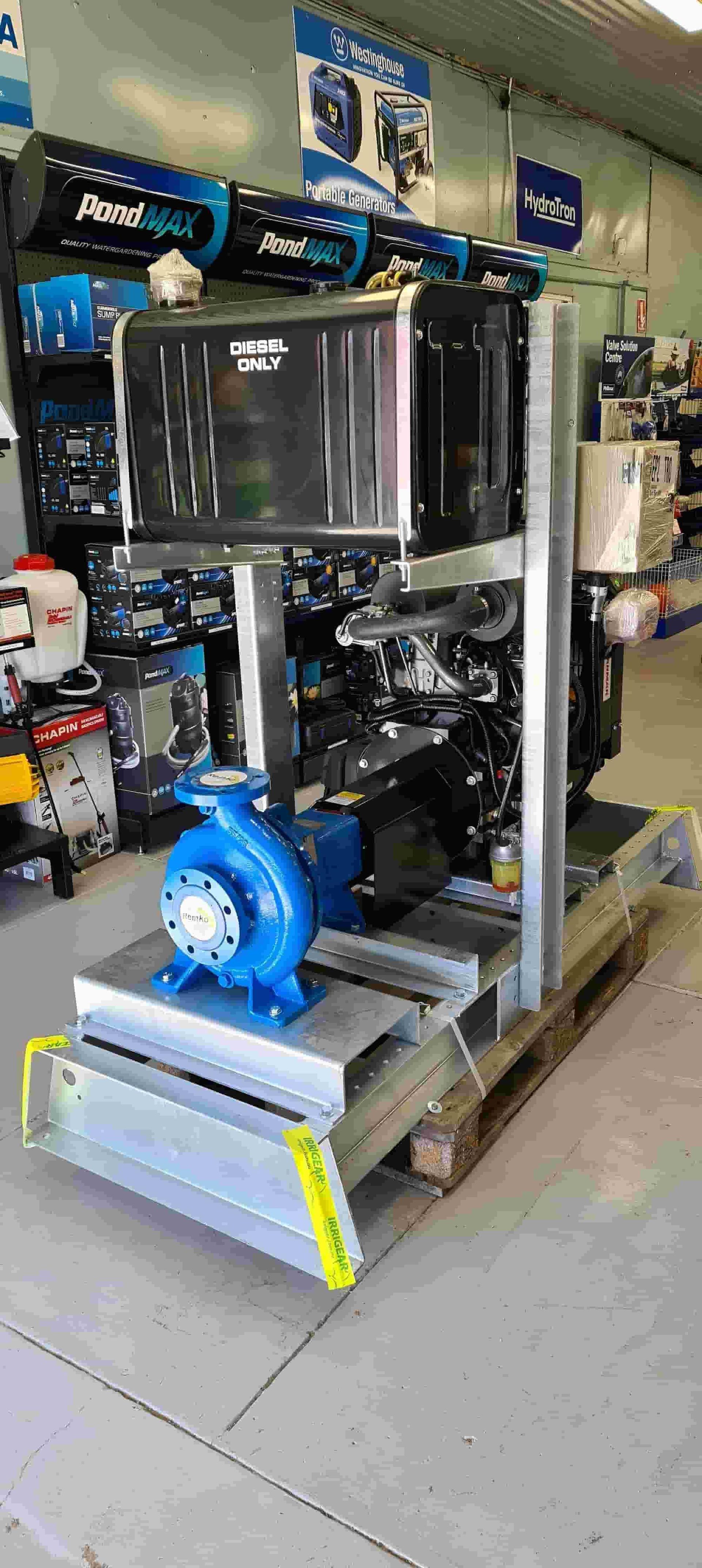 A Warehouse Filled With Lots Of Boxes And Hose — Manning Valley Pumps And Irrigation In Taree, NSW
