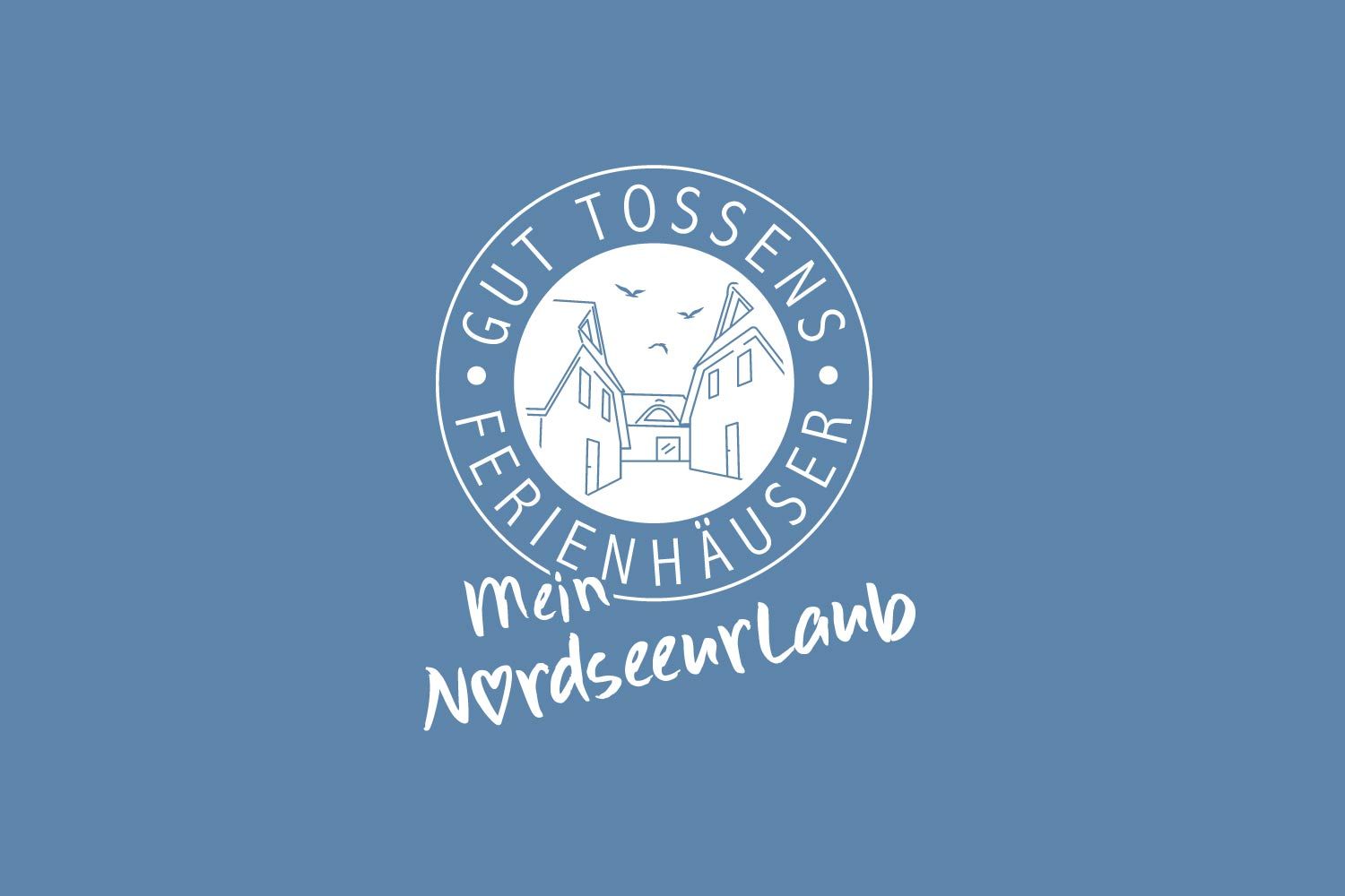 A logo for gut tossens ferienhauser mein nordseeurlaub