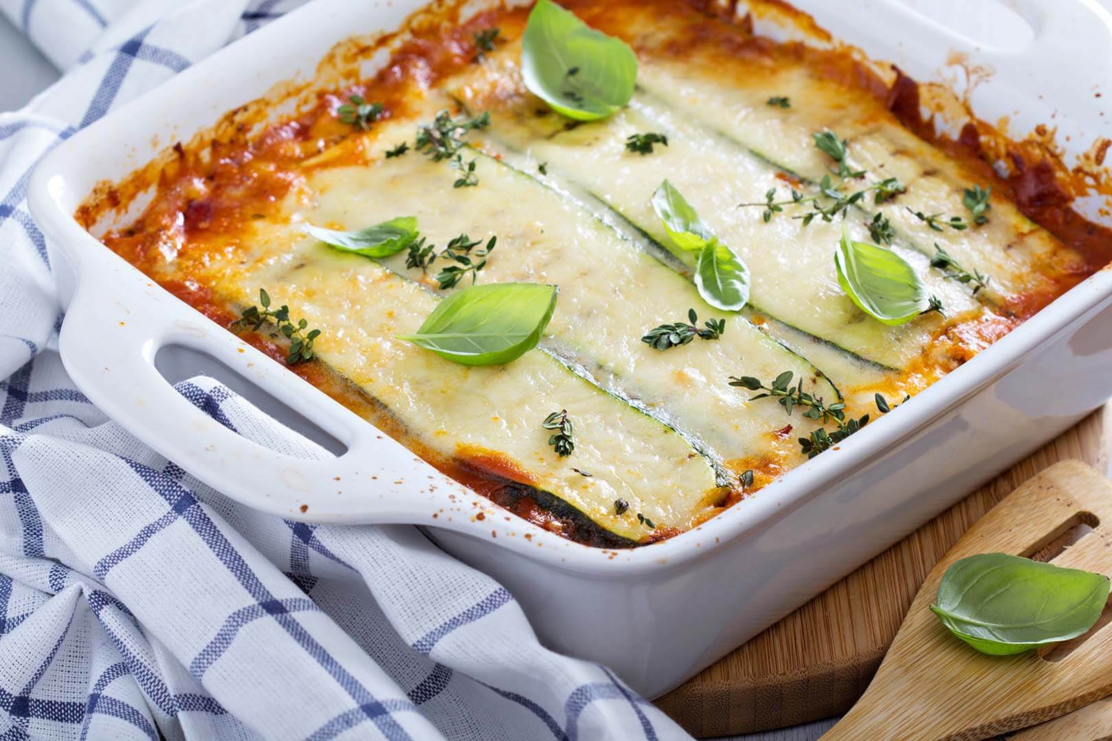 Gezond recept Courgette Lasagne met Schelvis en Broccoli