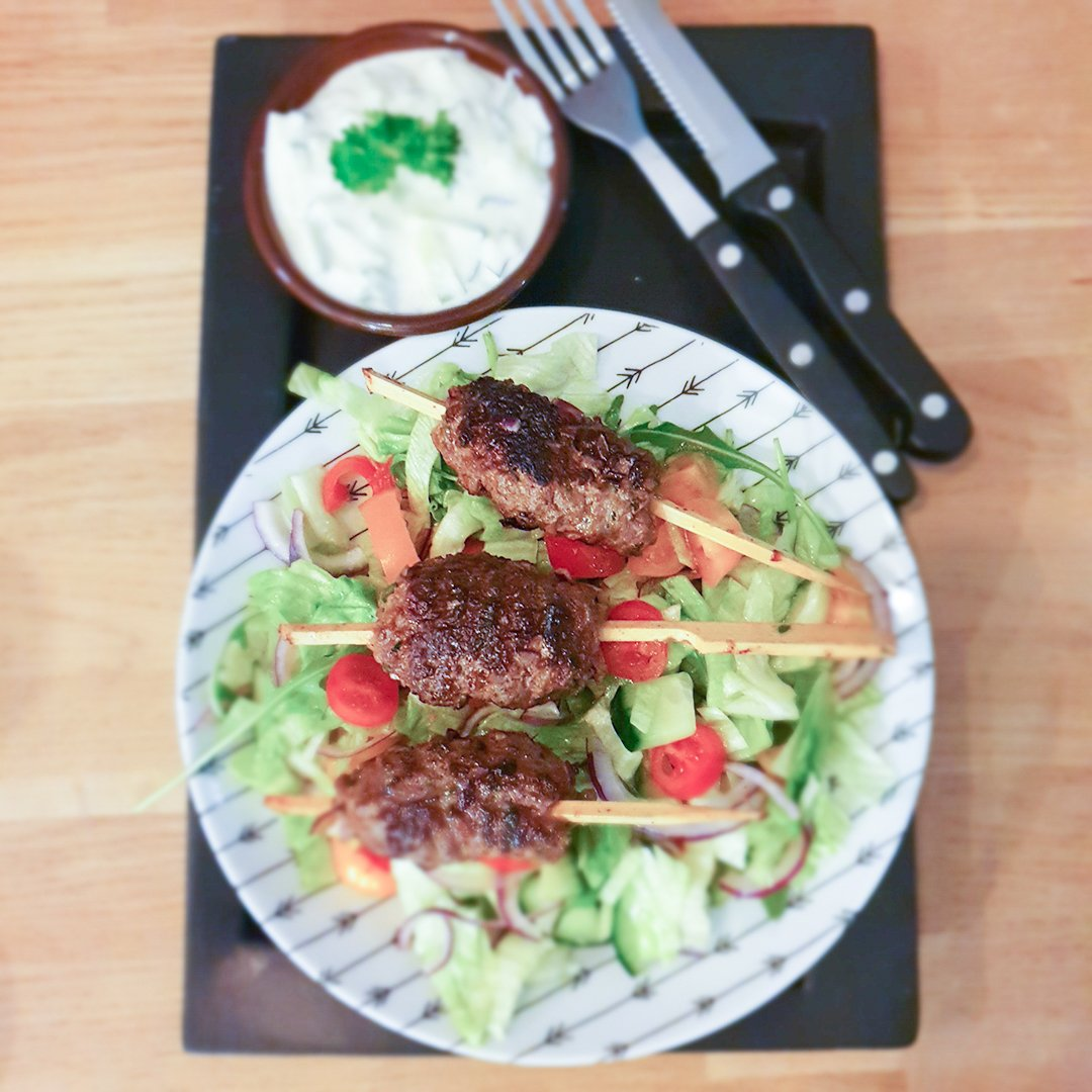 Gezonde Turkse Kebab met Frisse Salade Gezond recept