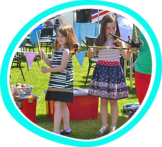 We can teach children fun circus skills like how to spin plates, juggle or try a hoola hoop