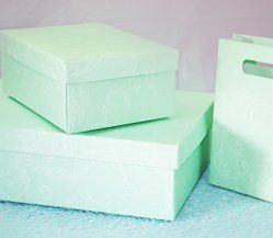 Scatole regalo colori pastello