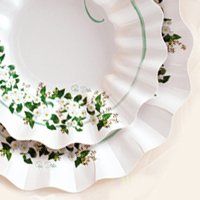 Piatti e decorazioni promessa di matrimonio