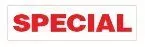 The word special is written in red on a white background.