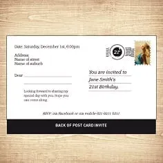 new zealand invitation design