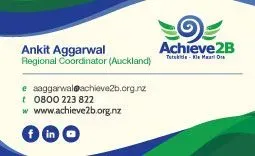 business card example