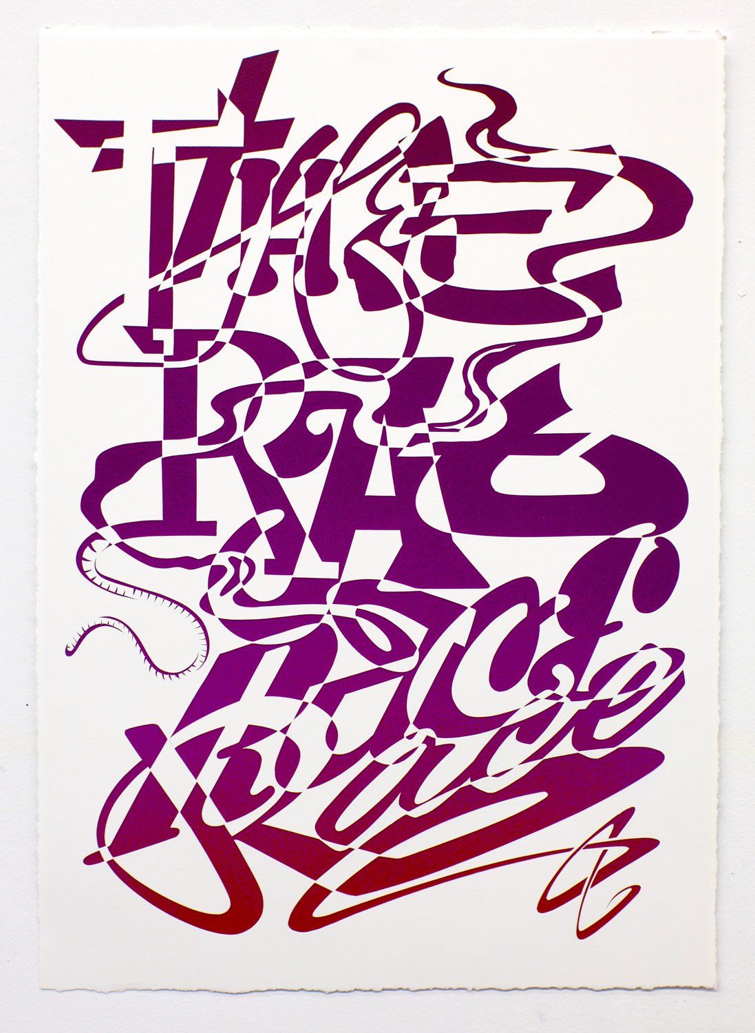 jurne graffiti artist hand cut paper collage spraypaint the rat race the seventh letter los angeles