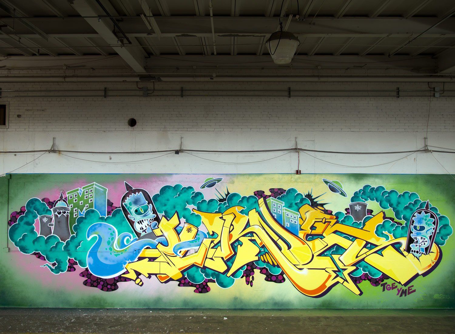 jurne graffiti mural artist for hire minneapolis