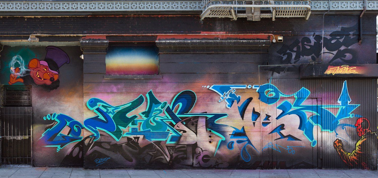 jurne graffiti mural artist for hire san francisco california