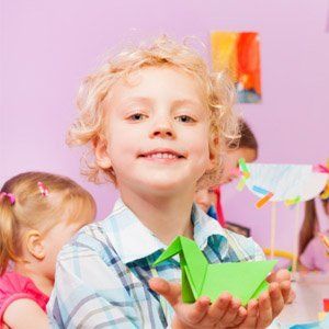 Kids in kindergarten — Children Center in Rochester, MN Kids in kindergarten — Children Center in Rochester, MN