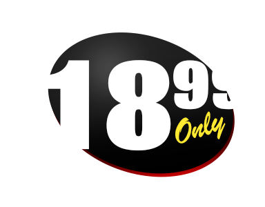 A sign that says $12.99