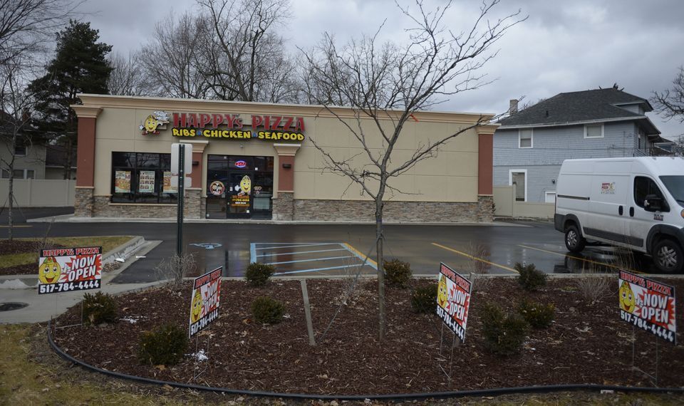 A Happy's Pizza location in Jackson, MI