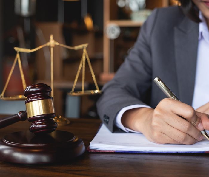 Attorney With Gavel And Scale On Table — Oklahoma City, OK — Murphy & Murphy Attorneys