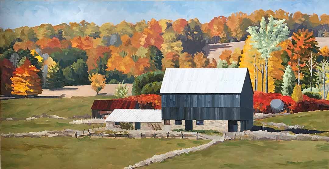 Aura of Autumn oil painting