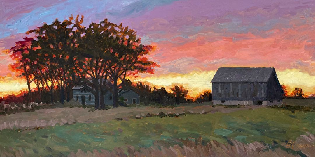 Sunset Memories oil painting