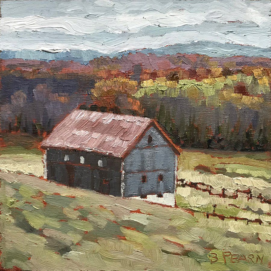 Valley Colour Changes landscape oil painting