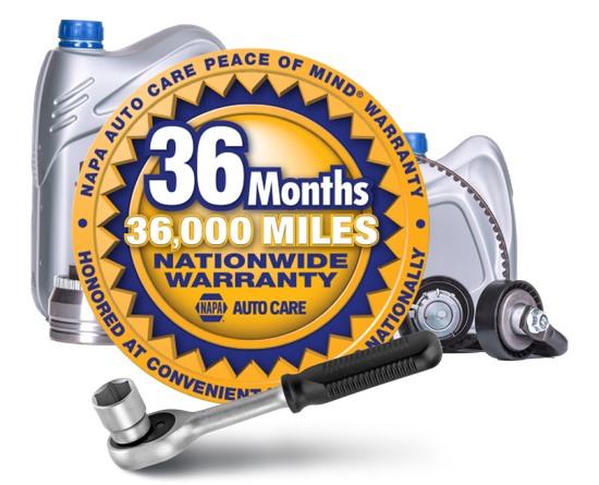 NAPA Warranty 36 Months/ 36k Miles | Duffy's Auto Service