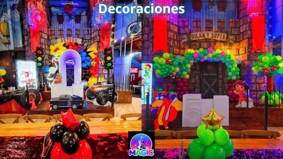 servicios extras decoraciones magichmo