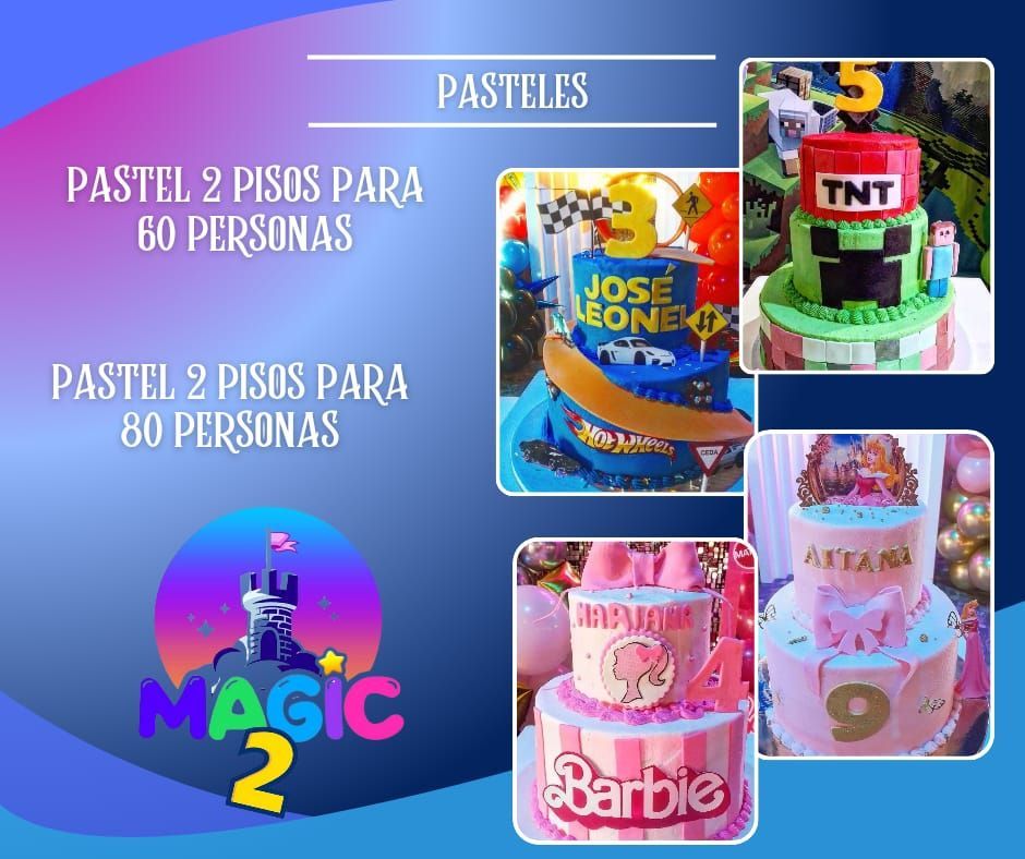 servicios extras pasteles magichmo