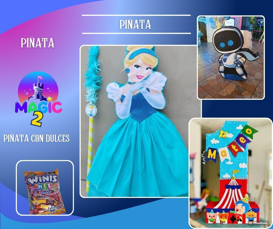 servicios extras piñata magichmo