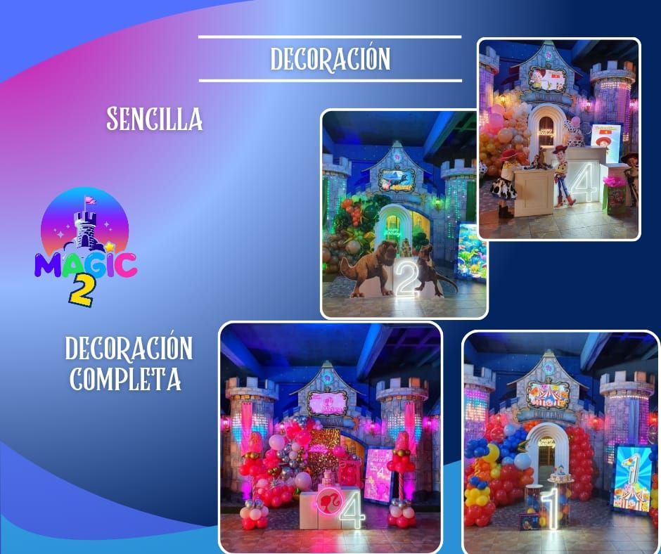 servicios extras decoracion magichmo