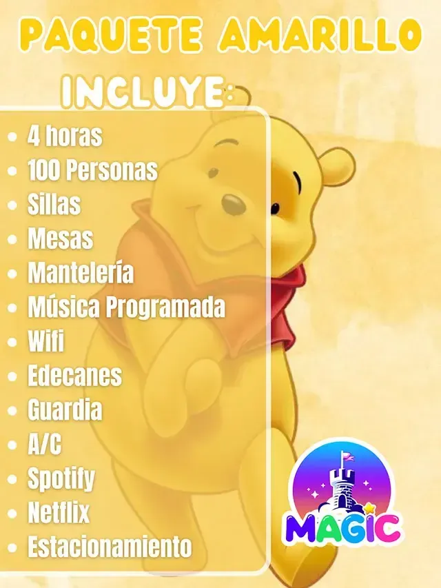 Paquete Magic Hmo amarillo