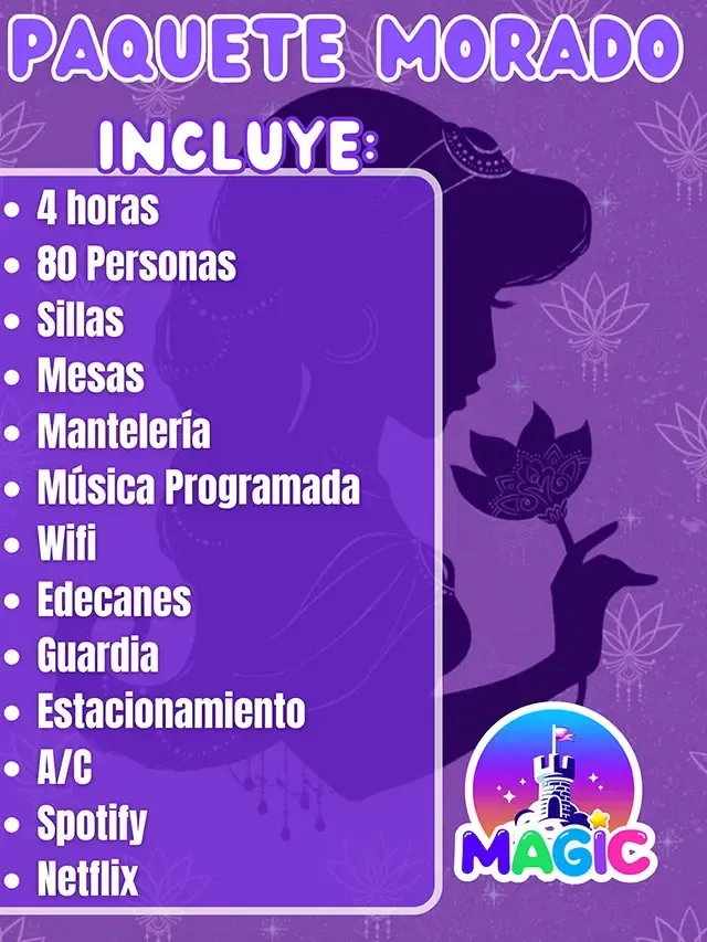 Paquete Magic Hmo Morado 