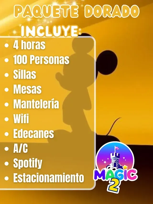 Paquete Magic Hmo dorado